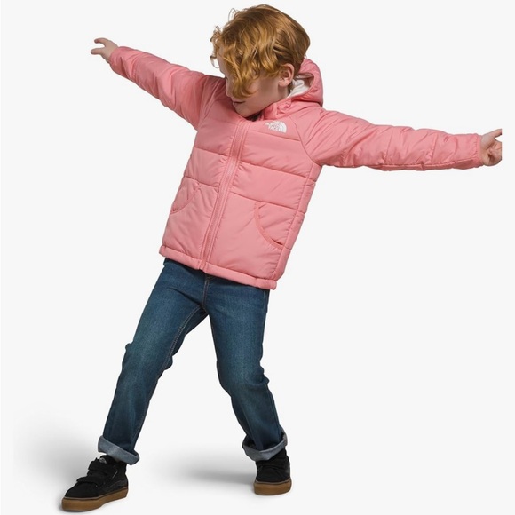 The North Face Toddler Reversible Perrito Hooded Coat Shady Rose - Picture 2 of 15